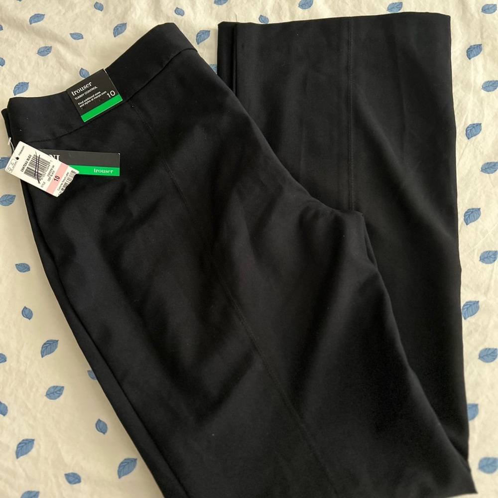 NWT Alfani Black Straight Leg Pants